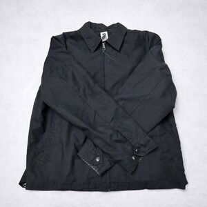 GAP Factory Jacket Mens Medium Black Full Zip Lightweight Coat Casual